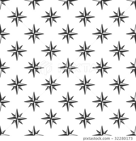 Wind rose seamless pattern for t shirt, wallpaper 32280173