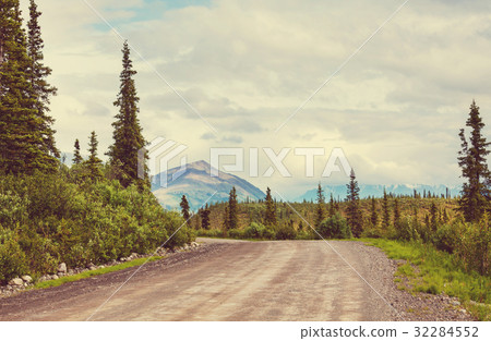 Road on Alaska 32284552