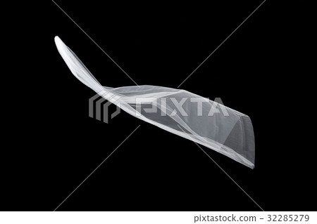 wedding white Bridal veil isolated on black wedding white Bridal veil isolated on black 32285279