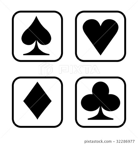 Playing card isolated on white background. Playing card isolated on white background. 32286977