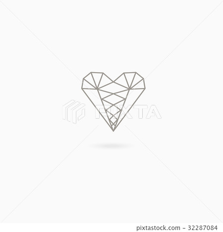 Simple linear heart Simple linear heart 32287084