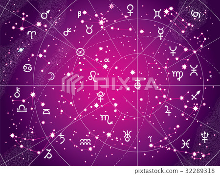 XII Constellations of Zodiac (Purple version) 32289318