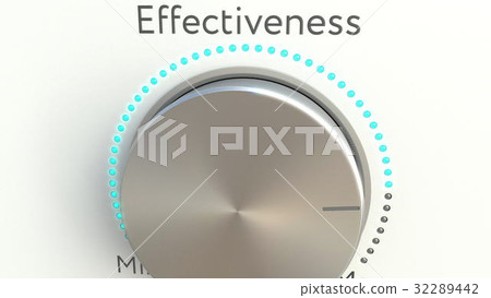 Rotating knob with effectiveness inscription 32289442