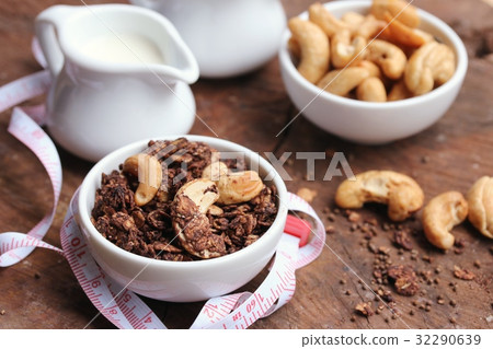 healthy granola with cashew healthy granola with cashew 32290639