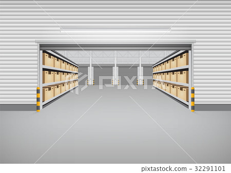 Warehouse Building Background 32291101
