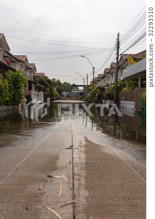 Water flood village Water flood village 32293310