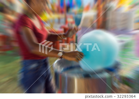 Thai street food, cotton candy Thai street food, cotton candy 32293364