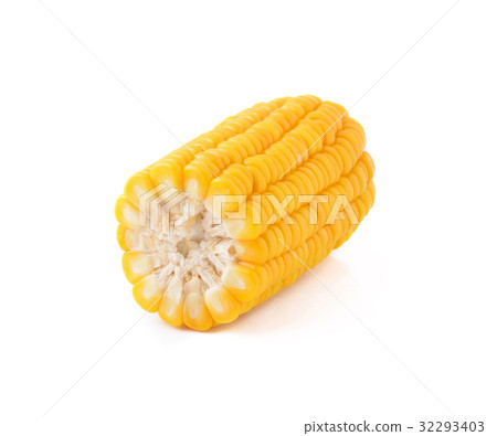 corn isolated on white background corn isolated on white background 32293403
