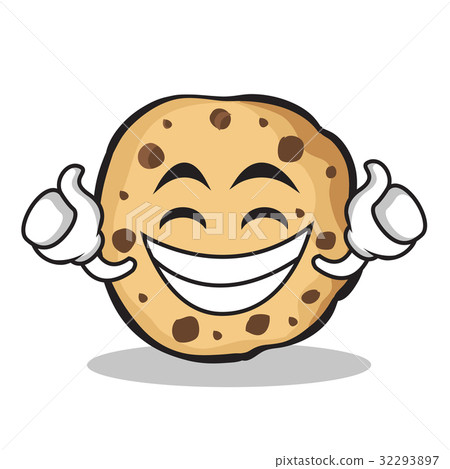Proud sweet cookies character cartoon - Stock Illustration [32293897] -  PIXTA