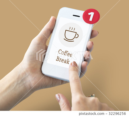 Break Time Sip Coffee Concept 32296256