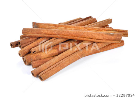 cinnamon isolated on white background 32297054