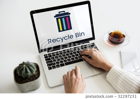 Delete Remove Trash Can Application Graphic Delete Remove Trash Can Application Graphic 32297231