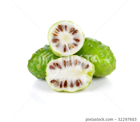 Exotic Fruit - Noni on white background 32297683