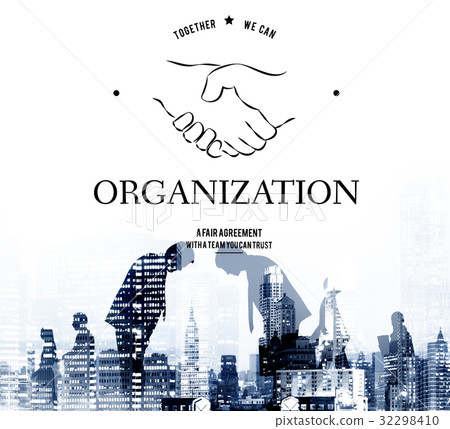 Partnership Teamwork Support Cooperation Achievement Organization Handshake Graphic 32298410