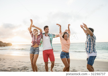 Friends having fun and dancing 32298737