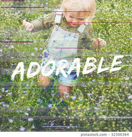 Innocence Adorable Playful Curiosty Pure Word 32300364