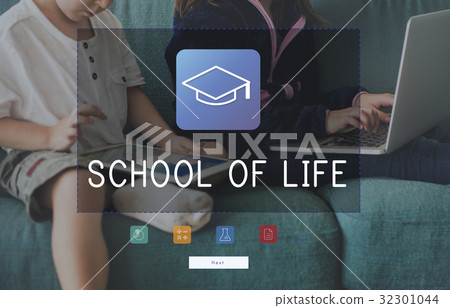 Group of students study literacy academics education mortar board graphic Group of students study literacy academics education mortar board graphic 32301044