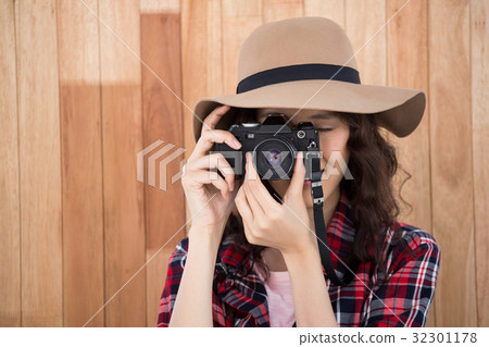 Hipster taking pictures Hipster taking pictures 32301178