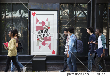 Blood Donation Save Life Concept 32301445
