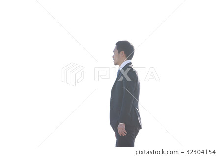 Stopped businessmen Stopped businessmen 32304154