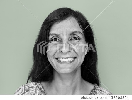 Indian woman portrait studio shoot 32308834