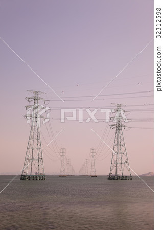 Power Tower, Shihwa Lake, Ansan City, Gyeonggi-do Power Tower, Shihwa Lake, Ansan City, Gyeonggi-do 32312598