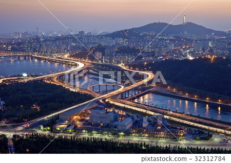 首爾森林，河濱北路，城東區，漢江，首爾 32312784