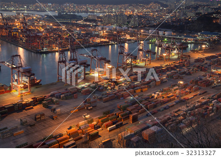 Gamman Wharf，Shinsaide集裝箱碼頭，釜山港，Namgu，釜山 32313327