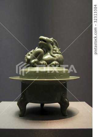 青瓷長頸鹿裝飾香，高麗青瓷，高麗王朝，韓國國立博物館，龍山區，首爾 32313384