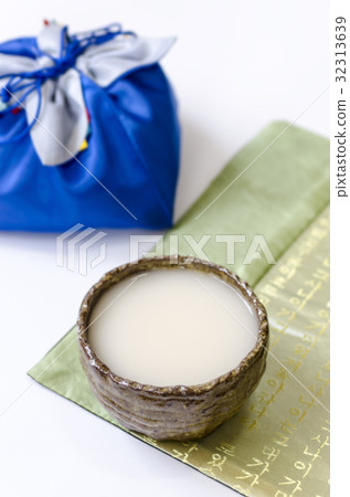 Makgeolli, wrapping cloth, packaging 32313639