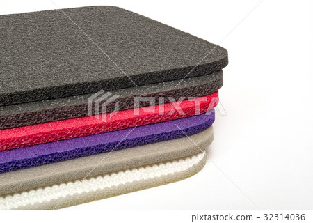 Polyethylene Material Multi Colour Foam Closed up 32314036