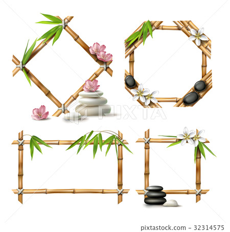 Set of bamboo frames 32314575
