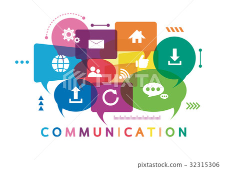 Vector illustration of a communication concept Vector illustration of a communication concept 32315306