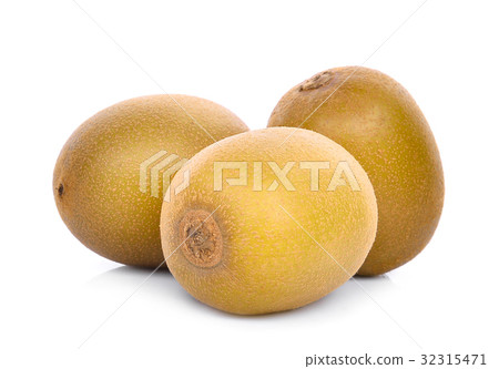 three whole yellow or gold kiwi fruit isolated three whole yellow or gold kiwi fruit isolated 32315471