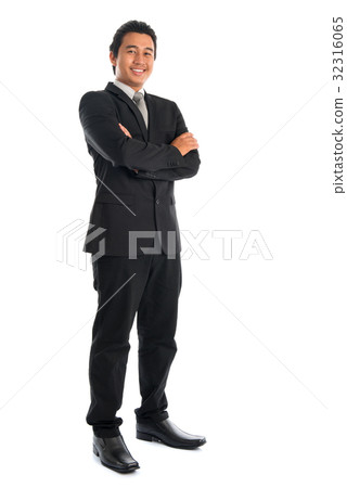 Full Length Southeast Asian businessman standing Full Length Southeast Asian businessman standing 32316065