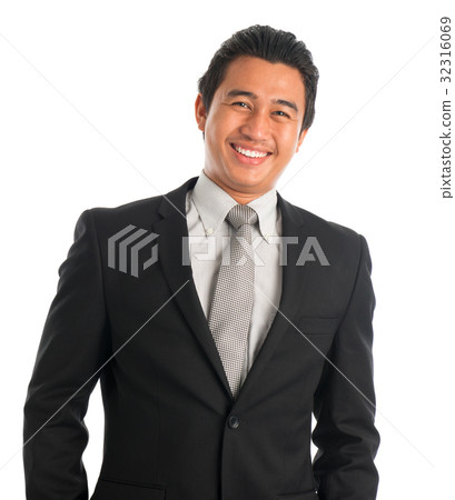 Cheerful Southeast Asian businessman Cheerful Southeast Asian businessman 32316069