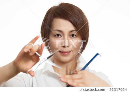 美髮師美髮師中年婦女 32317034