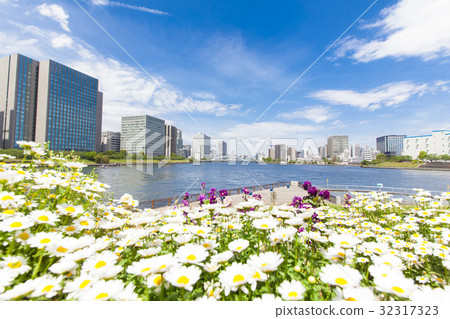 與庭院的都市風景 與庭院的都市風景 32317323