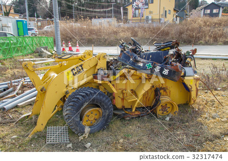 Miyagi ken Minami Sanriku-cho東日本大地震災難海嘯受損 32317474