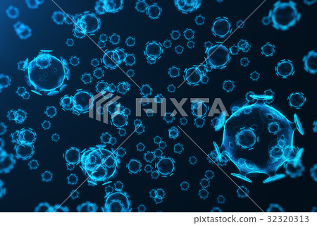 Viruses in infected organism, viral disease 32320313