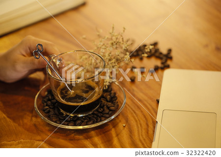 Coffee concept for design and advertisement 32322420