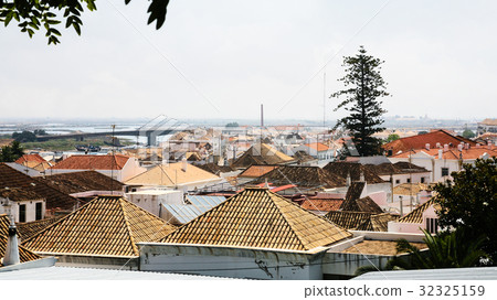 above view of urban houses in Tavira city above view of urban houses in Tavira city 32325159