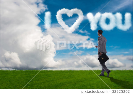 Romantic concept with clouds on sky Romantic concept with clouds on sky 32325202