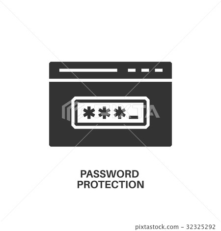 password protection icon 32325292