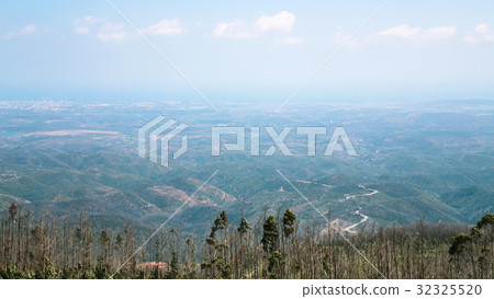 panoramic view of Serra de Monchique in Portugal 32325520
