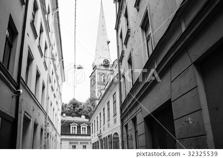 urban houses on Maza Miesnieku iela street urban houses on Maza Miesnieku iela street 32325539