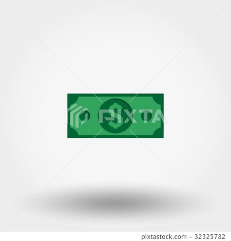 Banknote. Dollar. Icon. Banknote. Dollar. Icon. 32325782