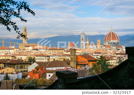 above view of Florence city from San Miniato 32325917