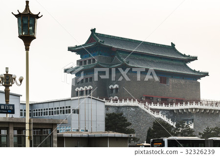 view of Beijing Archery Tower in Gate ZhengYang view of Beijing Archery Tower in Gate ZhengYang 32326239