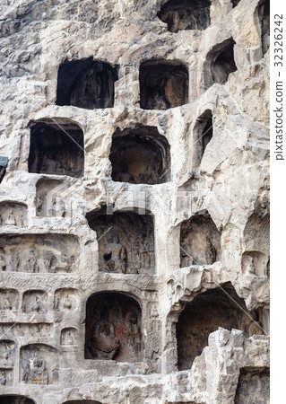 caves in rocks of Longmen Grottoes 32326242